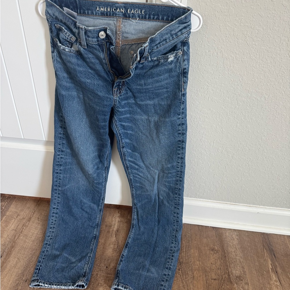 American Eagle Dark Wash Baggy Jeans